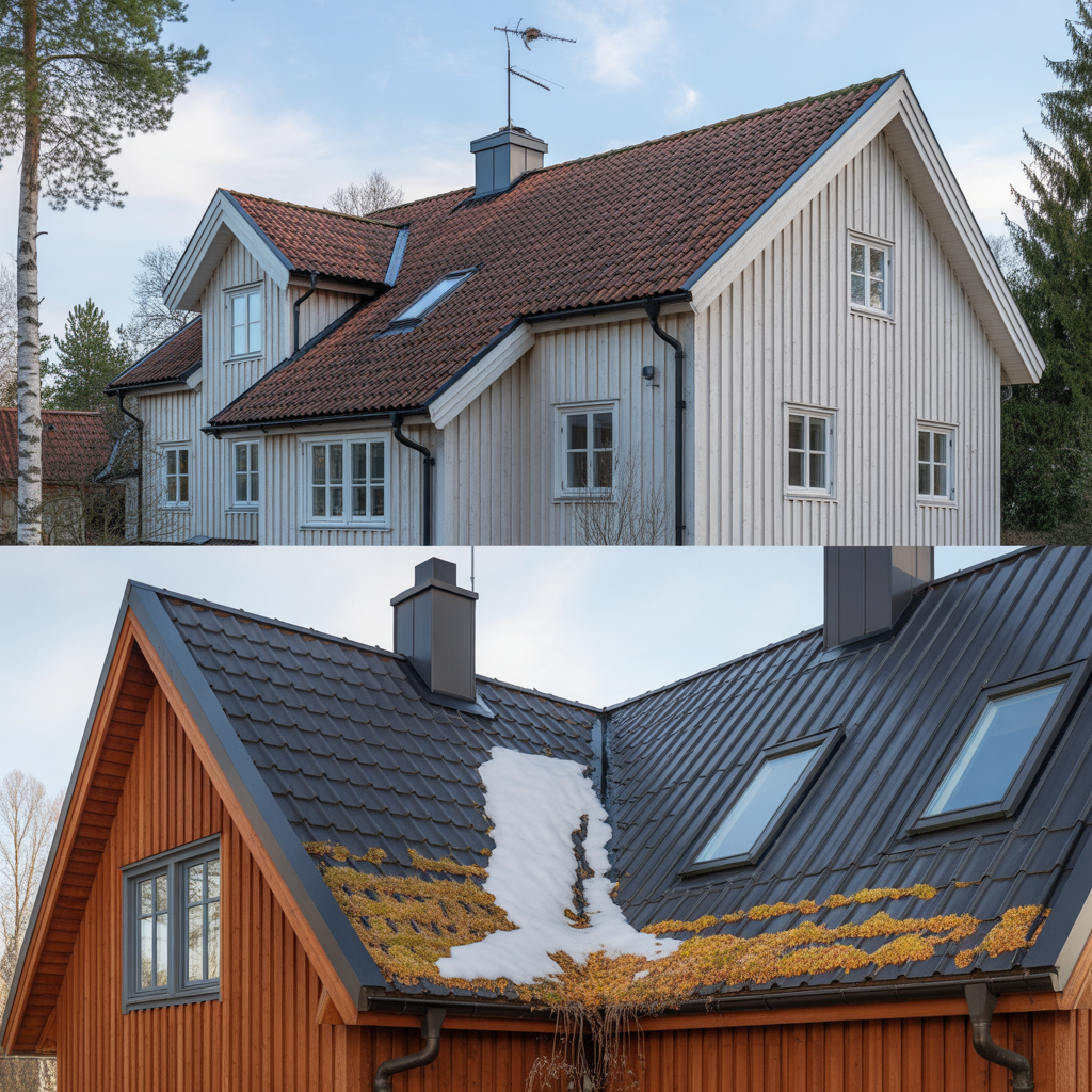 tathetskontroll av tak checklista for var och host