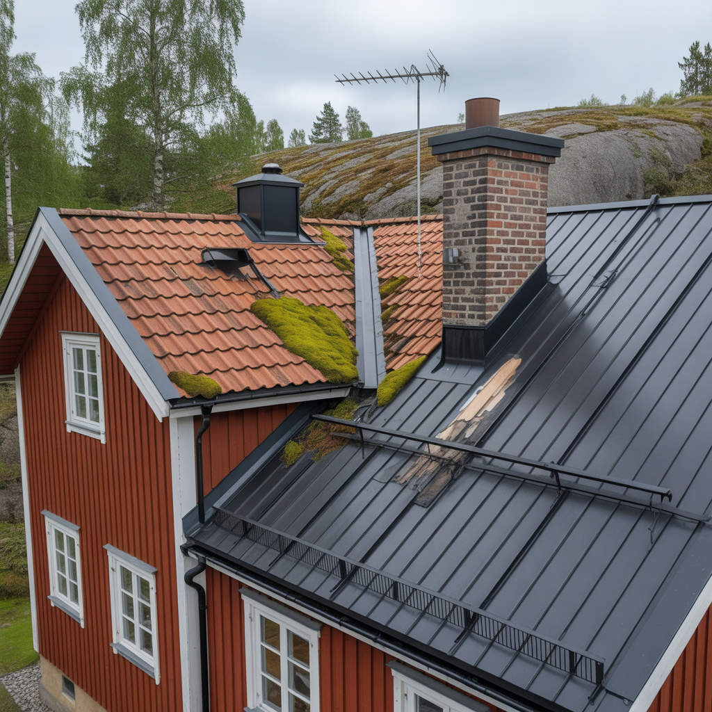 besiktning av tak vid huskop checklista for vanliga fel