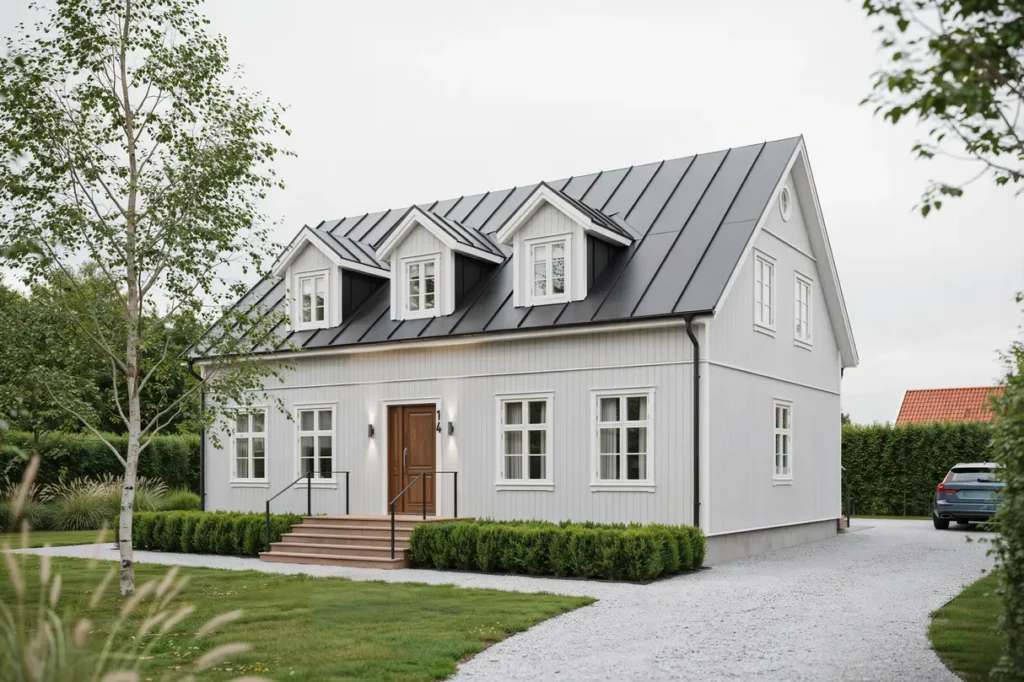 renovering av takkupor och pl tdetaljer p villa i bara